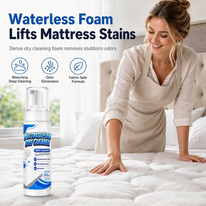 🧼✨LAST DAY SALE 70% OFF🫧👍No-Rinse Mattress Foam Cleaner | Waterless Dry Cleaning Spray for Mattress, Sofa, Upholstery & Car Seats