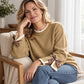 💖2026 Autumn’s Sale 70% OFF✨🍂💕 Women's Crewneck Sweater with Leopard Bow Cuffs🧶 Cosy, Cute & Effortlessly Stylish!