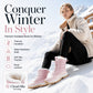 ❄️LAST DAY SALE 50% OFF💙🥾Women's Waterproof Plush-Lined Snow Boots | Dry & Toasty – Cozy Mid-Calf Warmth for Winter Days ✨