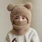 ⏳🎁70% OFF!!!-Ready for Winter!!!❄️🐻3-in-1 Cute Bear Ear Fleece Plush Winter Hat