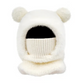 ⏳🎁70% OFF!!!-Ready for Winter!!!❄️🐻3-in-1 Cute Bear Ear Fleece Plush Winter Hat