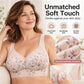⏳LAST WEEK SALE -ONLY £7.99!🖤💐Women's Seamless Floral Lace Support Bra