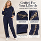 💖2026 Autumn’s Sale 70% OFF🍂✨ Flattering High Waist, Head-To-Toe Style | Women's Leopard Print Top & Pants Set