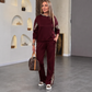 💖2026 Autumn’s Sale 70% OFF🍂✨ Flattering High Waist, Head-To-Toe Style | Women's Leopard Print Top & Pants Set
