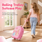 ⏳LAST DAY SALE ONLY ￡22.99!! 👑 3-in-1 Princess Vanity Suitcase – Magical, Portable, Kid-Safe 🧳