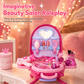 ⏳LAST DAY SALE ONLY ￡22.99!! 👑 3-in-1 Princess Vanity Suitcase – Magical, Portable, Kid-Safe 🧳