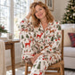 ⏳Last Day Sale Only ￡17.99!!🎁✨Christmas Long Sleeve Notch Collar Pajama Set
