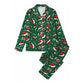 ⏳Last Day Sale Only ￡17.99!!🎁✨Christmas Long Sleeve Notch Collar Pajama Set