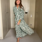 🎉Last Day Promotion 50% OFF💃Women’s Trendy Print Long Sleeve Loose Fit Dress