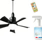 🏆LAST DAY SALE 49% OFF🔥SmartBreez™ 40W LED Ceiling Fan Light – 20.5" Ultra-Quiet with Remote 🎯 | E27 + FREE B22 Adapter 🔌 | For Bedroom 😴, Kitchen 👩‍🍳 & Garage 🛠️ – UK Ready! 🇬🇧
