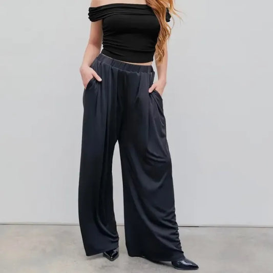 🎉Hot Promotion 50% OFF🛍️High Elastic Casual Stretchy Wide Leg Pants