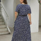 🎉Hot Promotion 50% OFF💃Women's Bohemian Floral Split Maxi Dress With Elastic Waist
