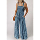🏝️LAST DAY SALE 50% OFF🏖️Women’s Casual Print Sleeveless Overalls Jumpsuits