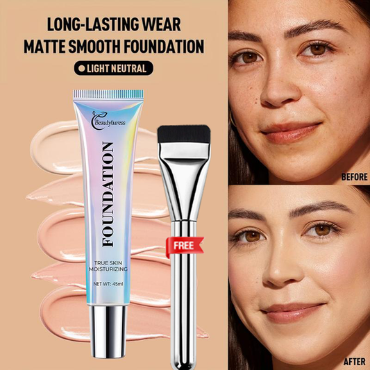 💖LAST DAY SALE -BUY 1 GET 1 FREE💜Concealer Long Lasting Lightweight Makeup Primer✨ With Foundation Brush