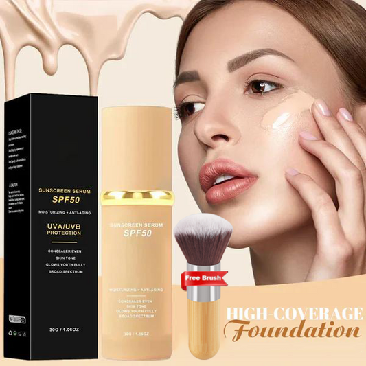 🔥LAST DAY SALE 50% OFF✨50K+ SOLD! 🎁4-in-1 Perfecting Foundation – High Coverage, SPF 50 & All-Day Hydration🤍✨