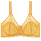 💜Mermaid Scales Sexy Lace Plus Size Unlined Underwire Non-padded Full Coverage Minimizer Bra with Back Smoothingfor Women Large Bust