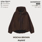 📢📢50% OFF !! ⏰Wide-Brim HoodShort Oversized Rain Jacket With Bubble Hem,Adjustable Cuffs